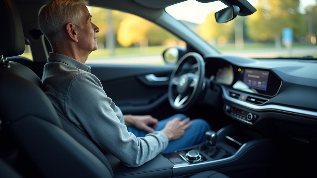 Interior view of a hybrid sedan showing comfortable seating and dashboard