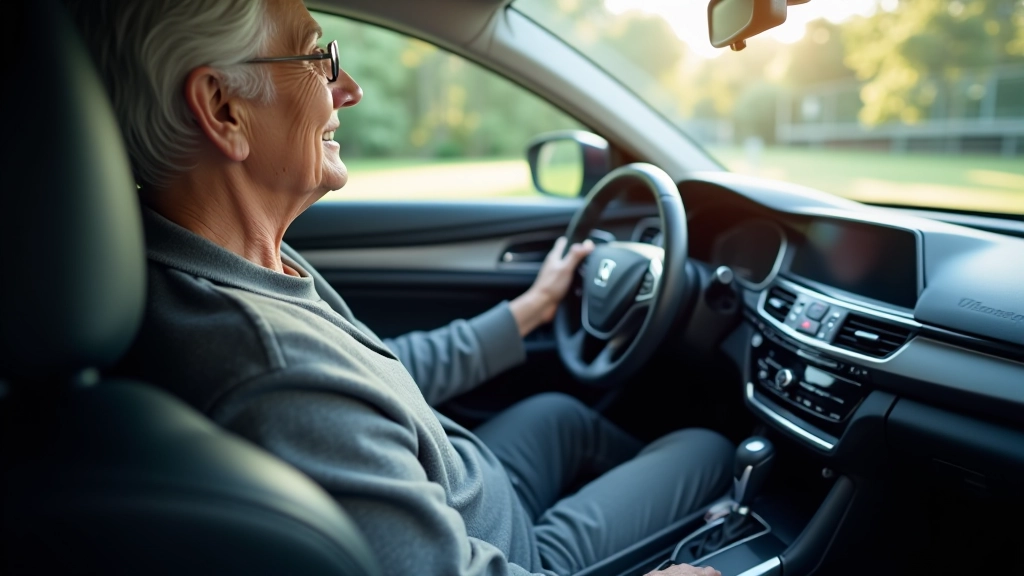 Interior view of Honda Accord hybrid showing driver's seat with lumbar support adjustment controls visible