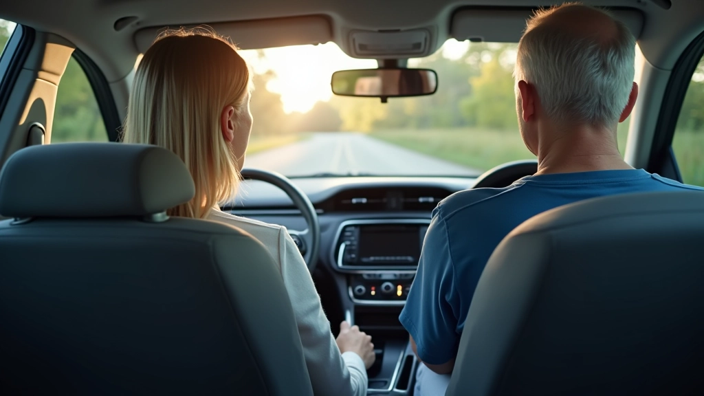 Interior view of Prius showing comfortable driver's seat with lumbar support and dashboard controls within easy reach for drivers over 50